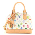 LV x TM Monogram Multicolor Alma BB White
