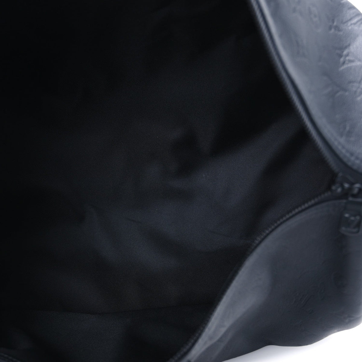 Calfskin Shadow Monogram Keepall Bandouliere 50 Black