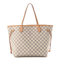 Damier Azur Neo Neverfull MM Rose Ballerine