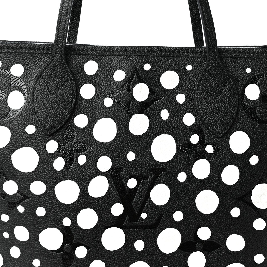 LV X YK Empreinte Neverfull MM Black White