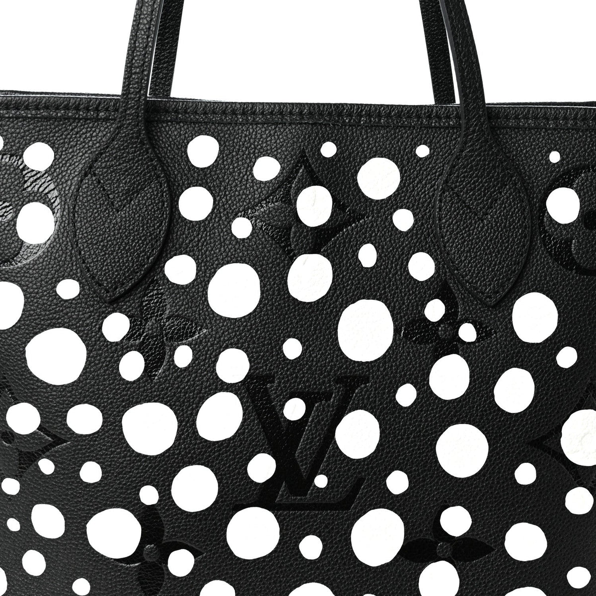 LV X YK Empreinte Neverfull MM Black White