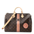 Mon Monogram Speedy Bandouliere 35 Light Pink Camel