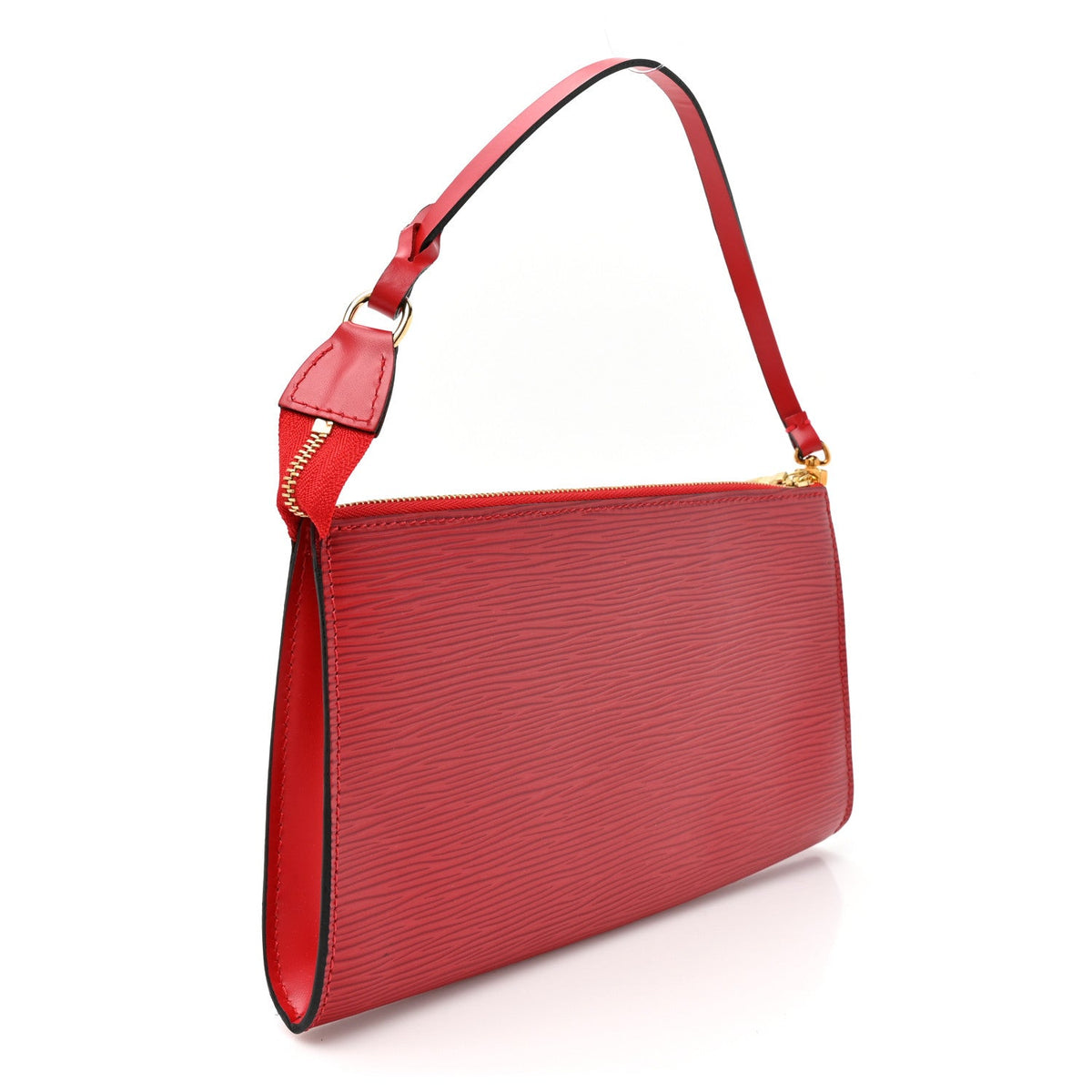 Epi Pochette Accessories 24 Castillan Red