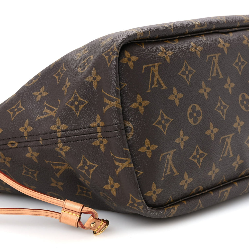 Monogram Inside Out Neverfull Bandouliere MM Jaune Safran