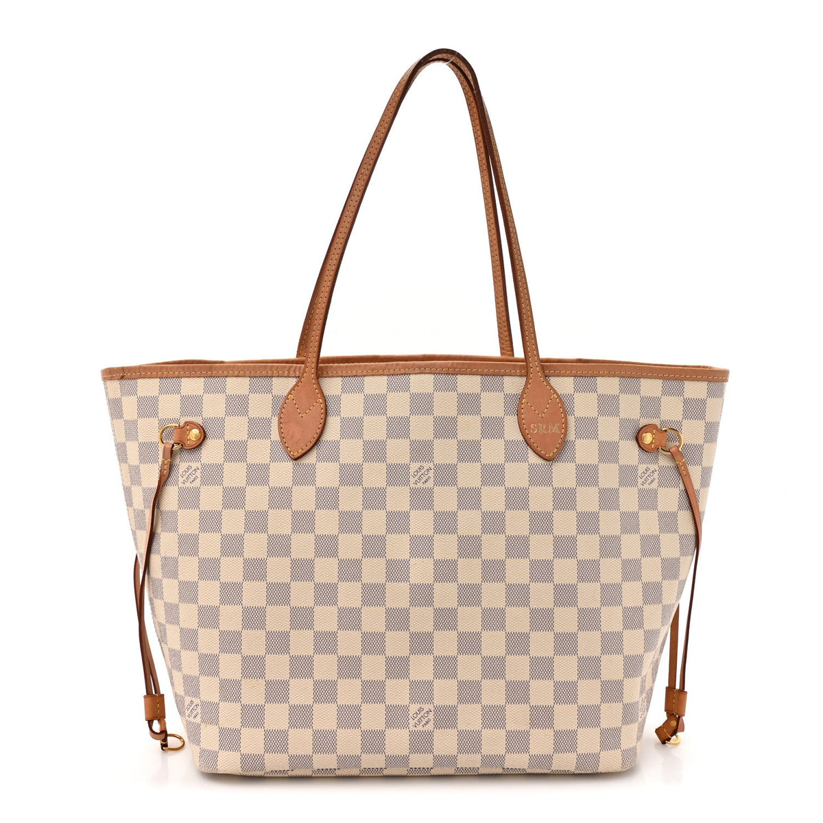 Damier Azur Neo Neverfull MM Rose Ballerine