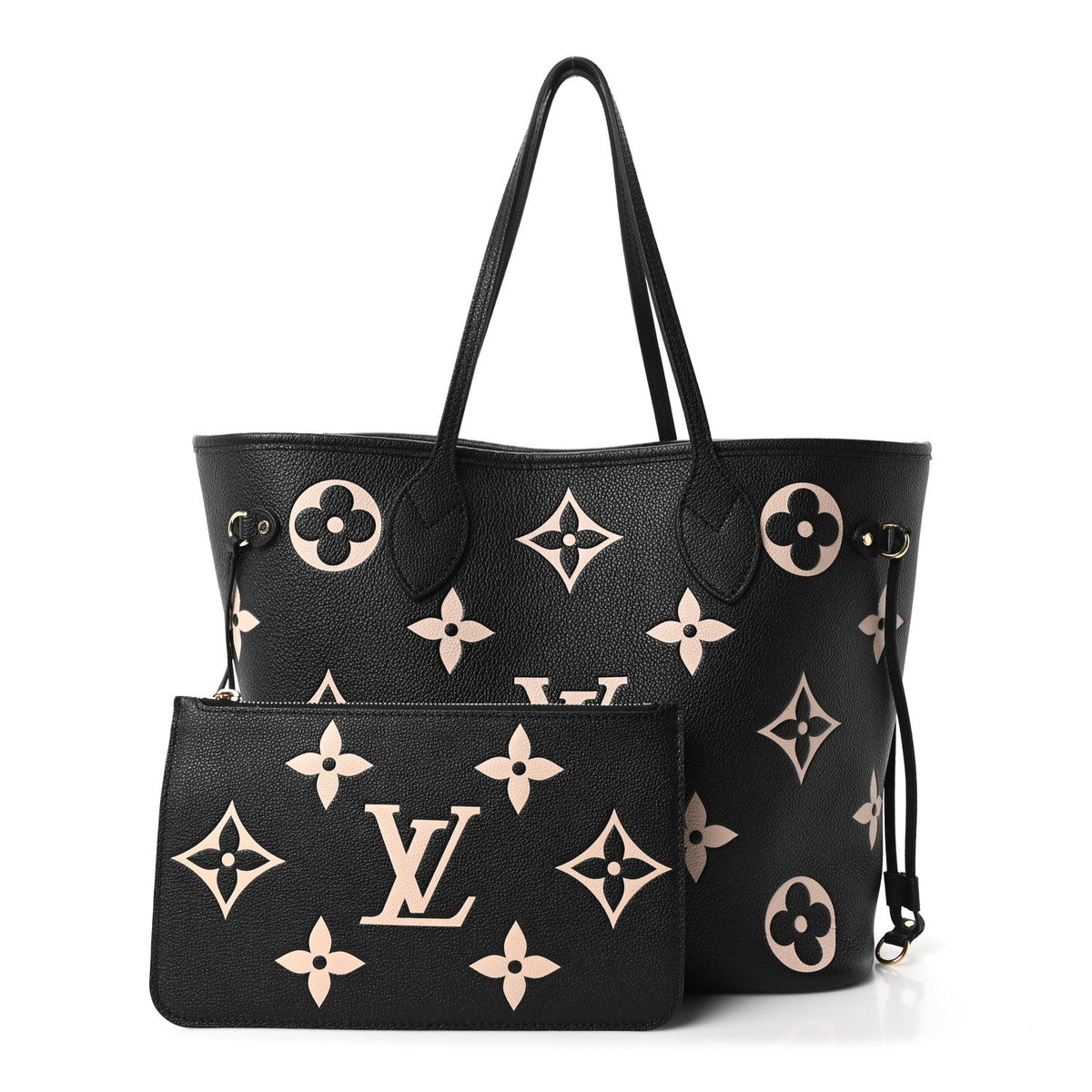 Empreinte Monogram Giant Neverfull MM Black Beige