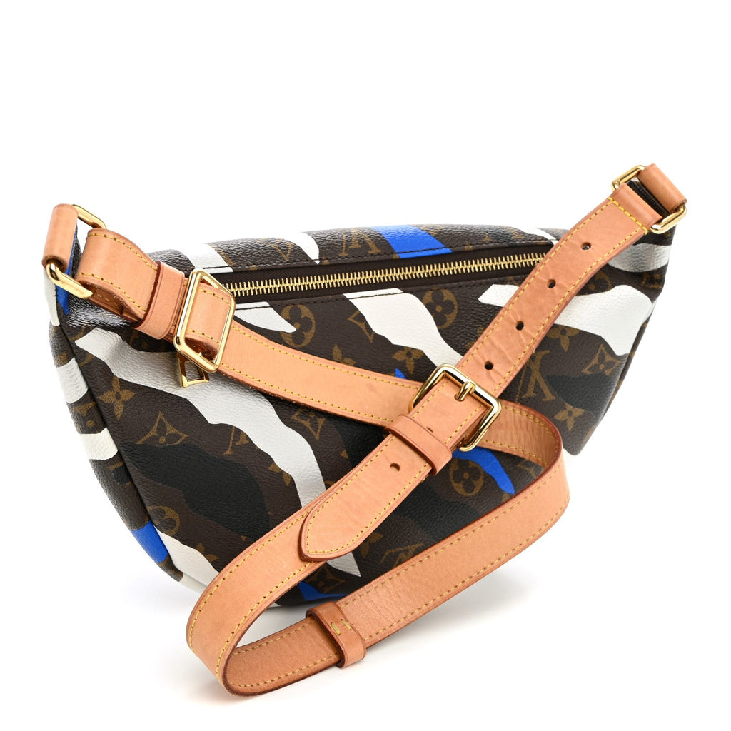 x LOL Monogram Bumbag Blue Silver