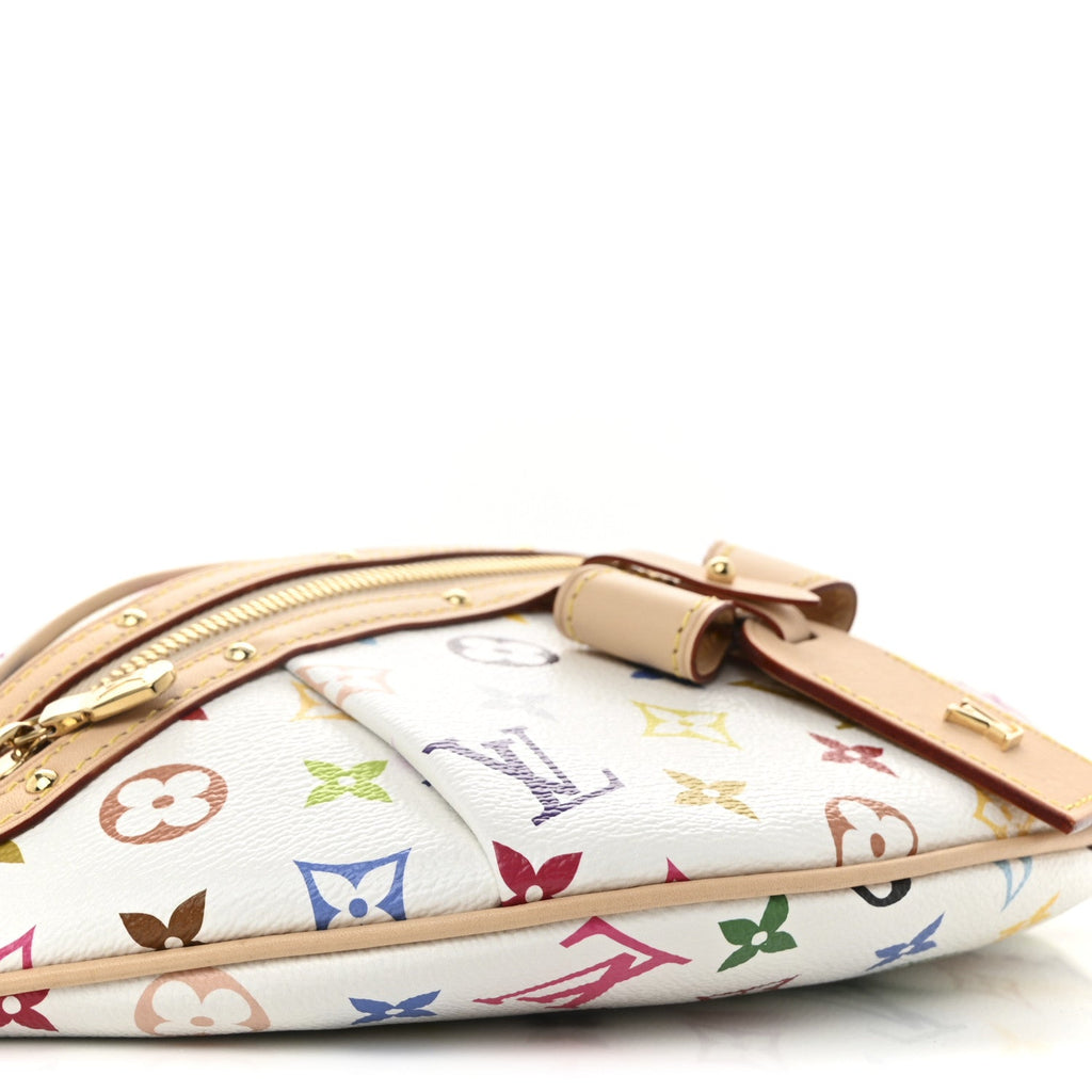 LV X TM Monogram Multicolor High Rise Bumbag White