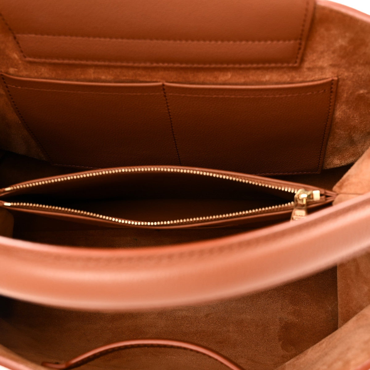 Smooth Grained Calfskin Capucines GM  Souple Cognac
