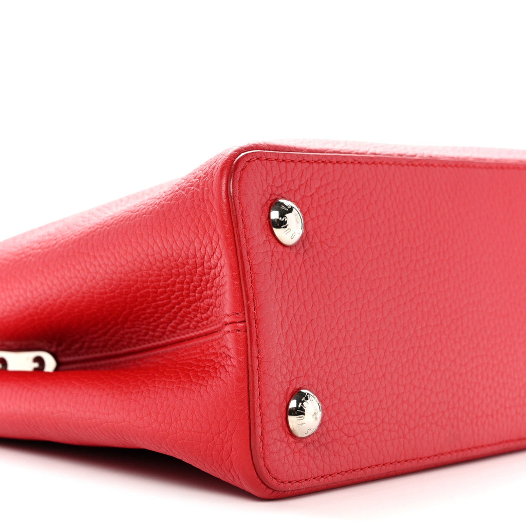Taurillon Capucines PM Rubis