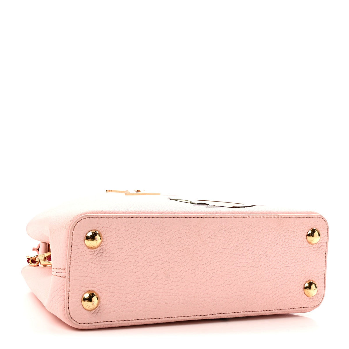 LV X TM Taurillon Superflat Panda Capucines BB Opal Pink