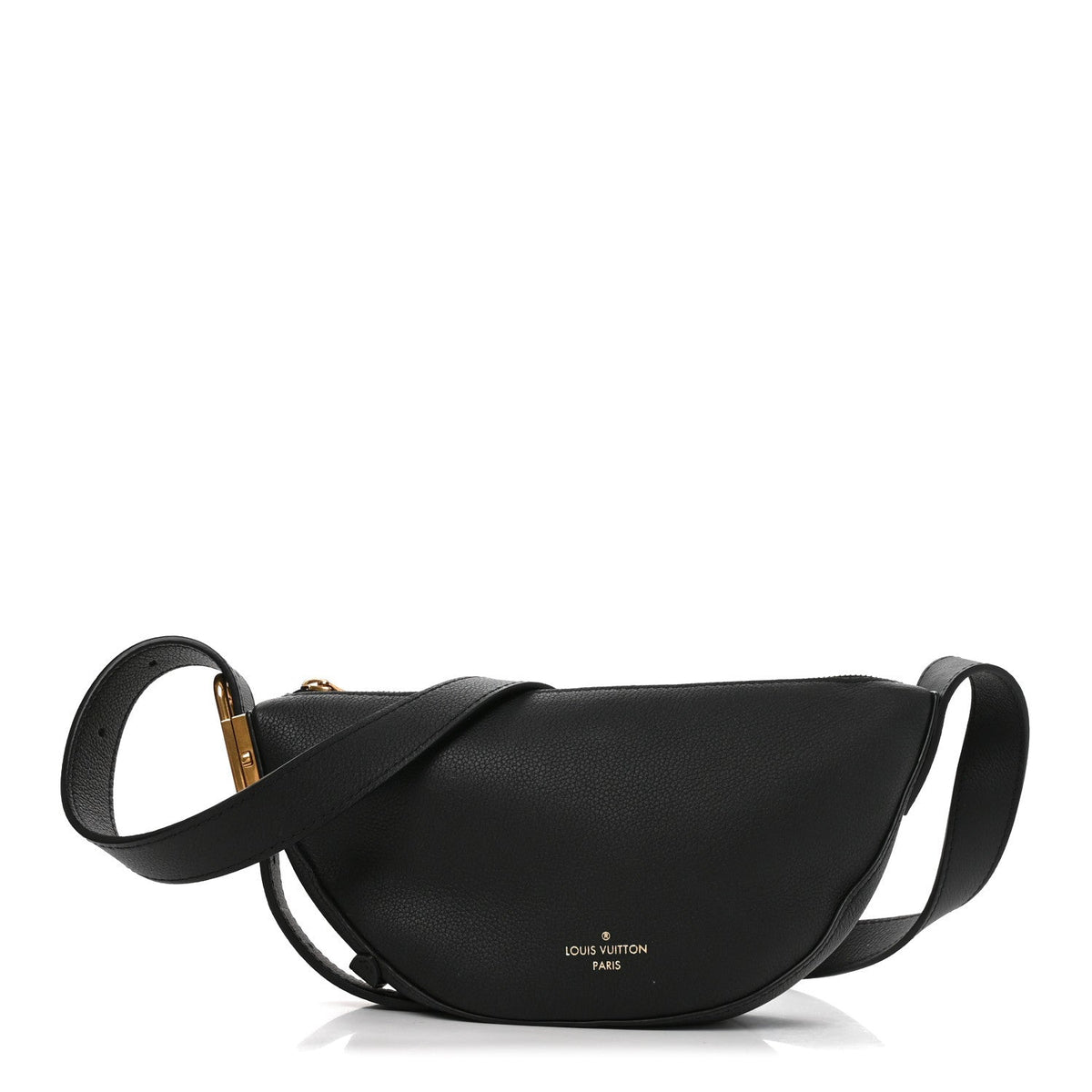 Smooth Calfskin Low Key Bumbag Black