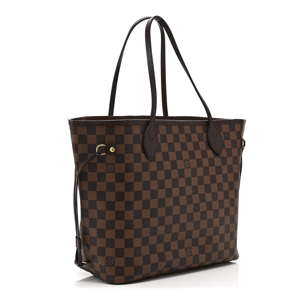 Damier Ebene Neo Neverfull MM Rose Ballerine