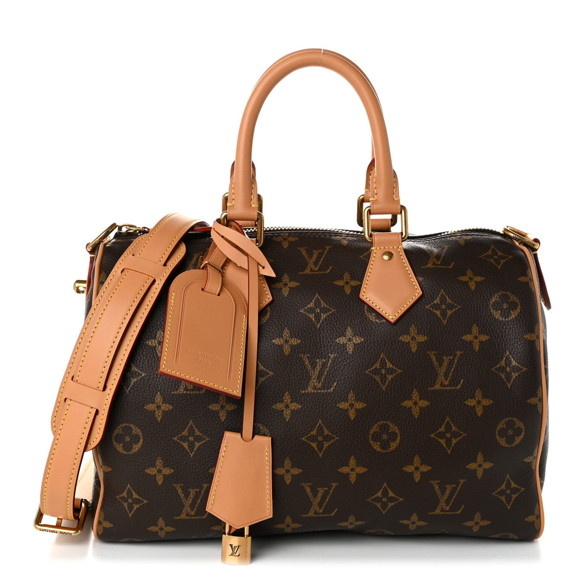 Calfskin Monogram Speedy P9 Bandouliere 30
