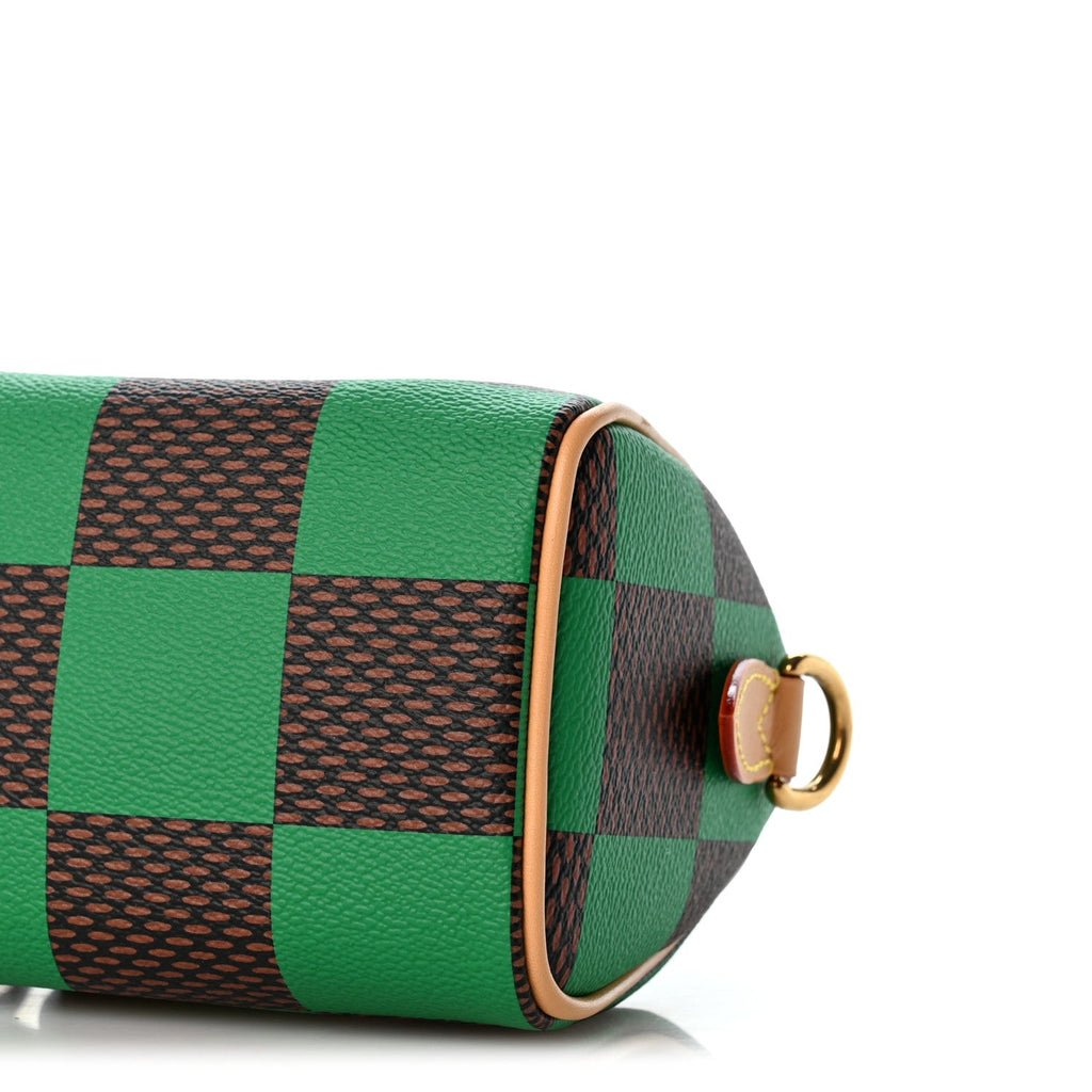 Damier Pop Speedy Bandouliere 18 Green