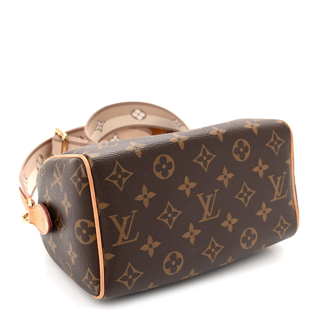 Monogram Speedy Bandouliere 20 Beige