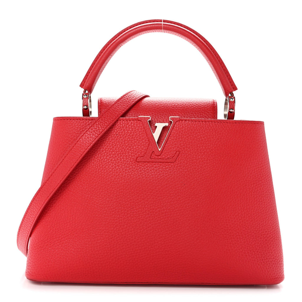 Taurillon Capucines PM Rubis