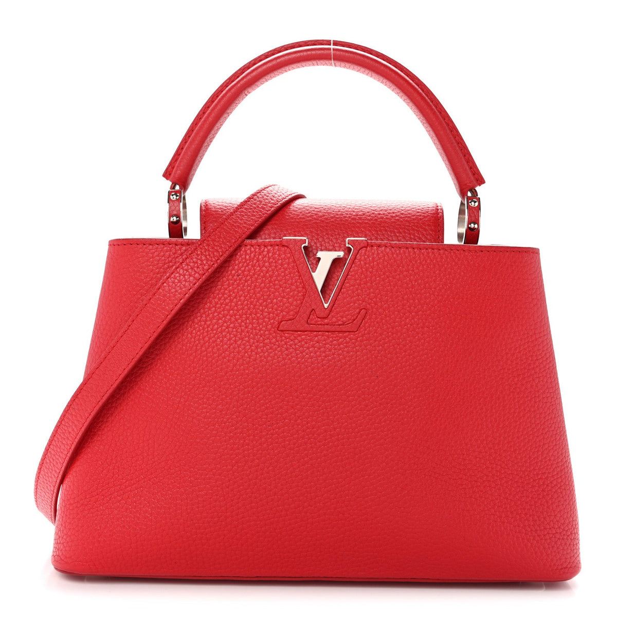 Taurillon Capucines PM Rubis