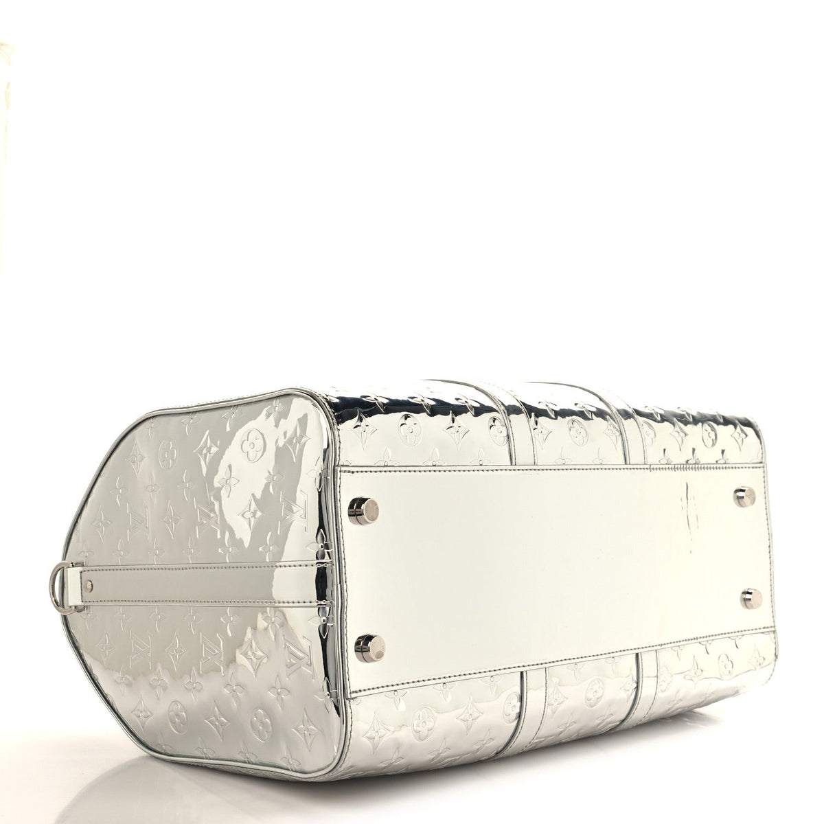 Monogram Mirror Keepall Bandouliere 45 Silver