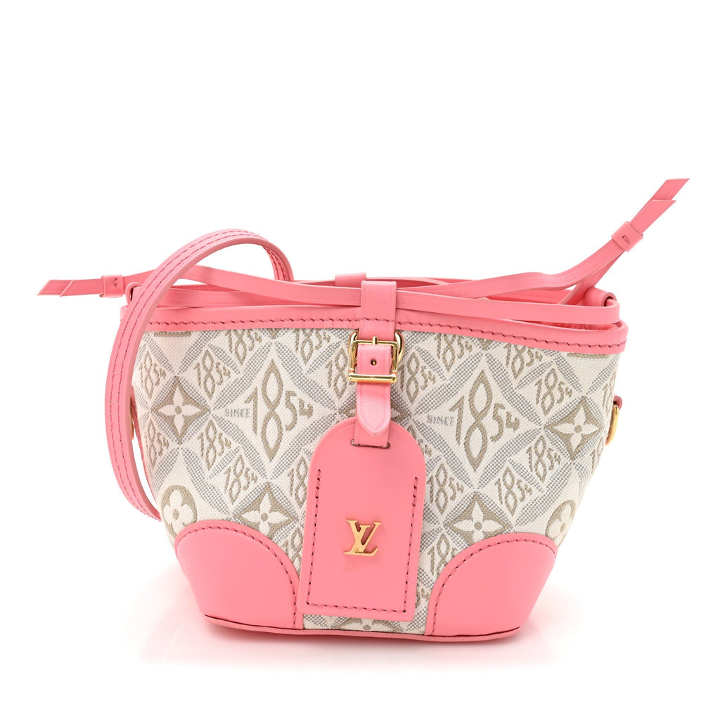 Jacquard Since 1854 Noe Purse Ecru Beige Pink