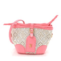 Jacquard Since 1854 Noe Purse Ecru Beige Pink