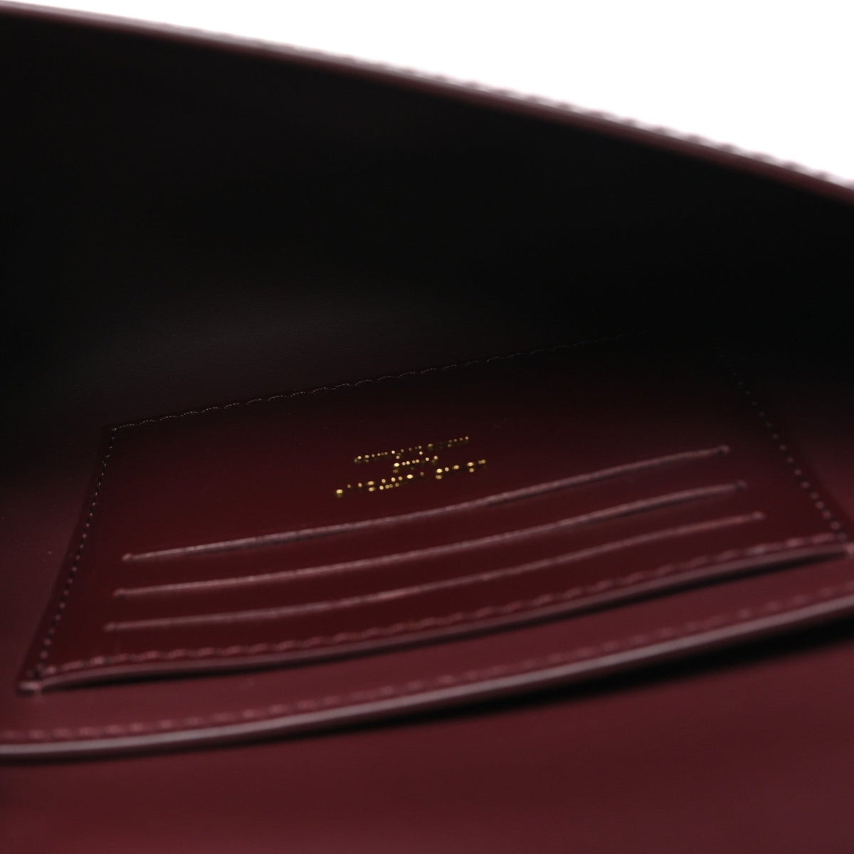 Calfskin LV Wallet On Chain Capucines Garnet