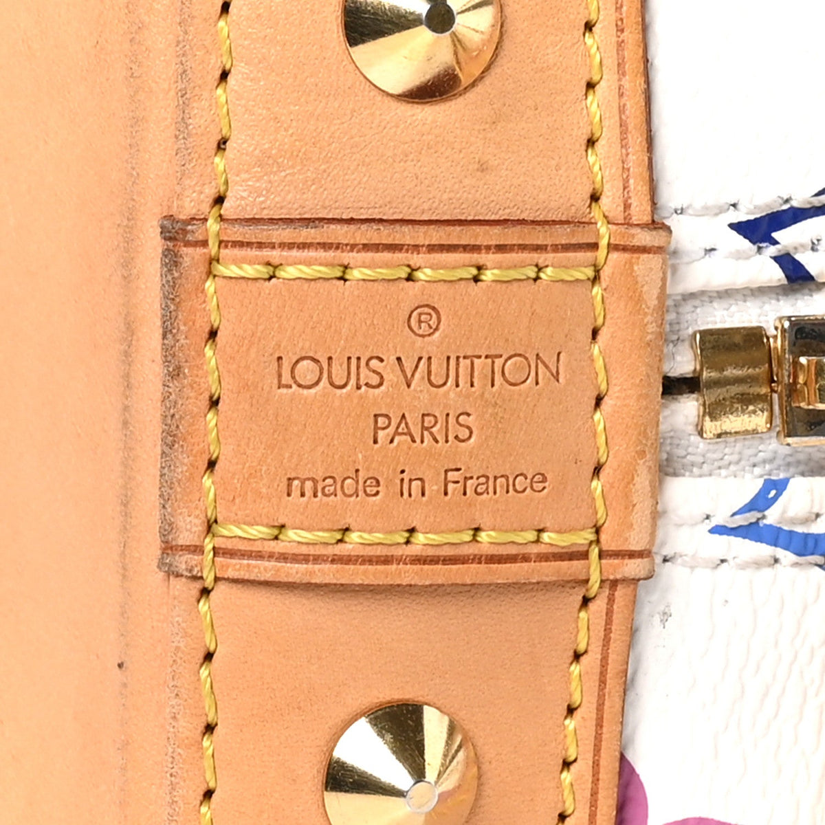 Monogram Multicolor Alma PM White
