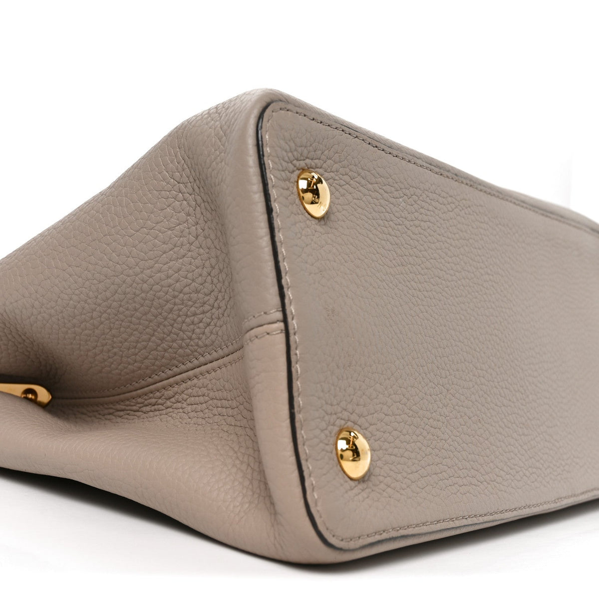 Taurillon Snakeskin Capucines Galet