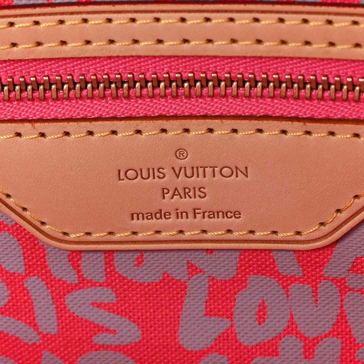 Monogram Graffiti Neverfull GM Fuchsia