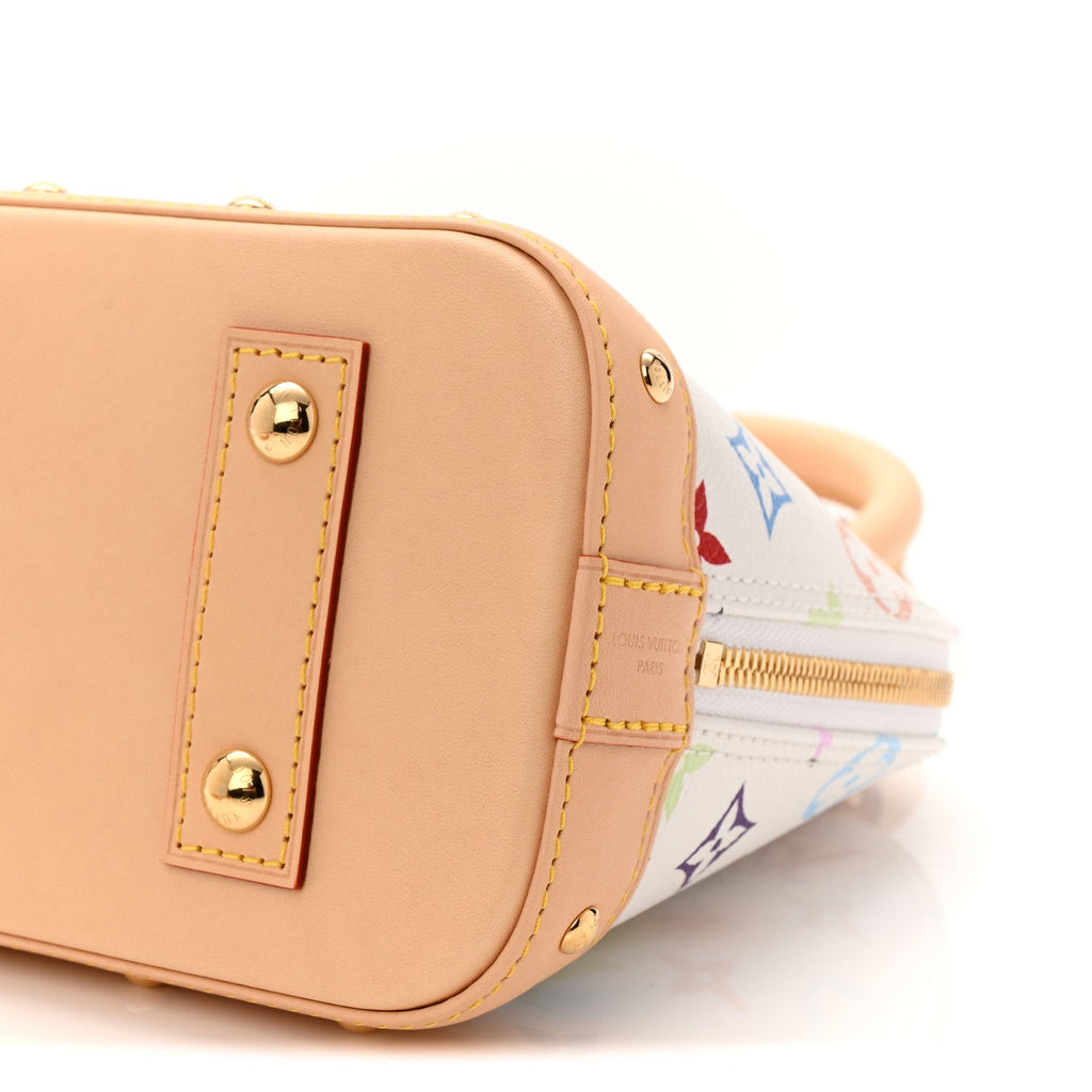 LV x TM Monogram Multicolor Alma BB White