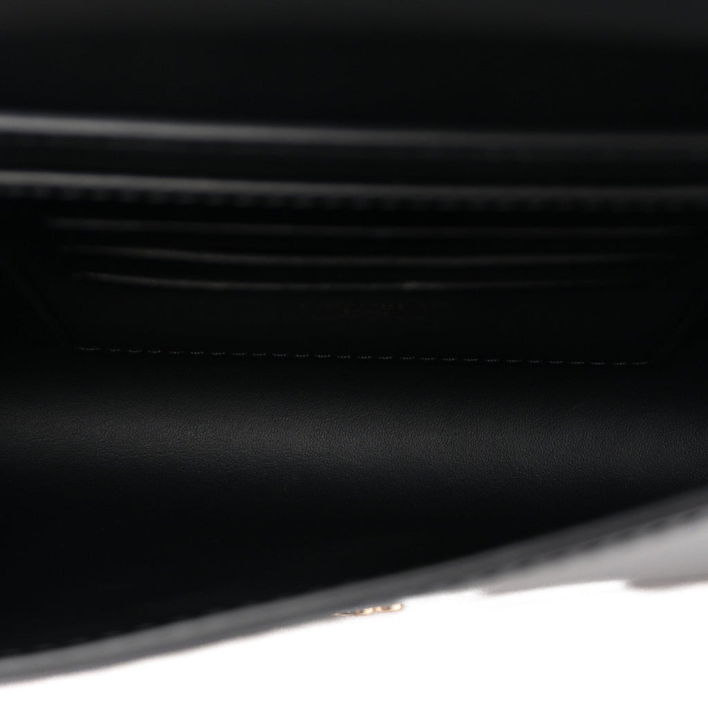 Calfskin LV Wallet On Chain Capucines Black