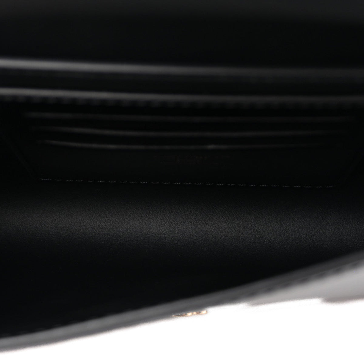 Calfskin LV Wallet On Chain Capucines Black