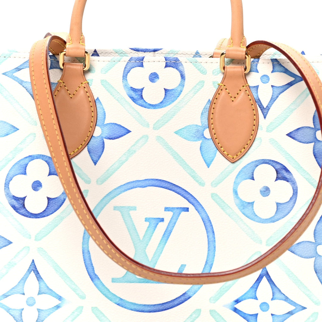 Monogram Tiles By The Pool Onthego MM Lagoon Blue