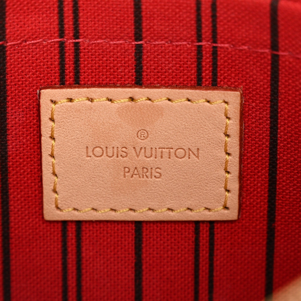 Monogram Neverfull MM GM Pochette Cherry