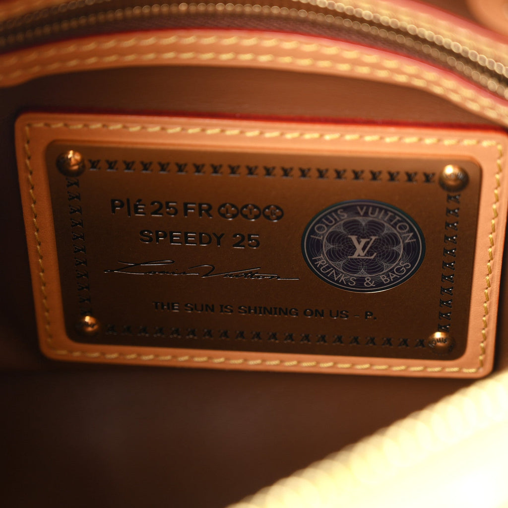Calfskin Monogram Speedy P9 Bandouliere 25 Lemonade Yellow