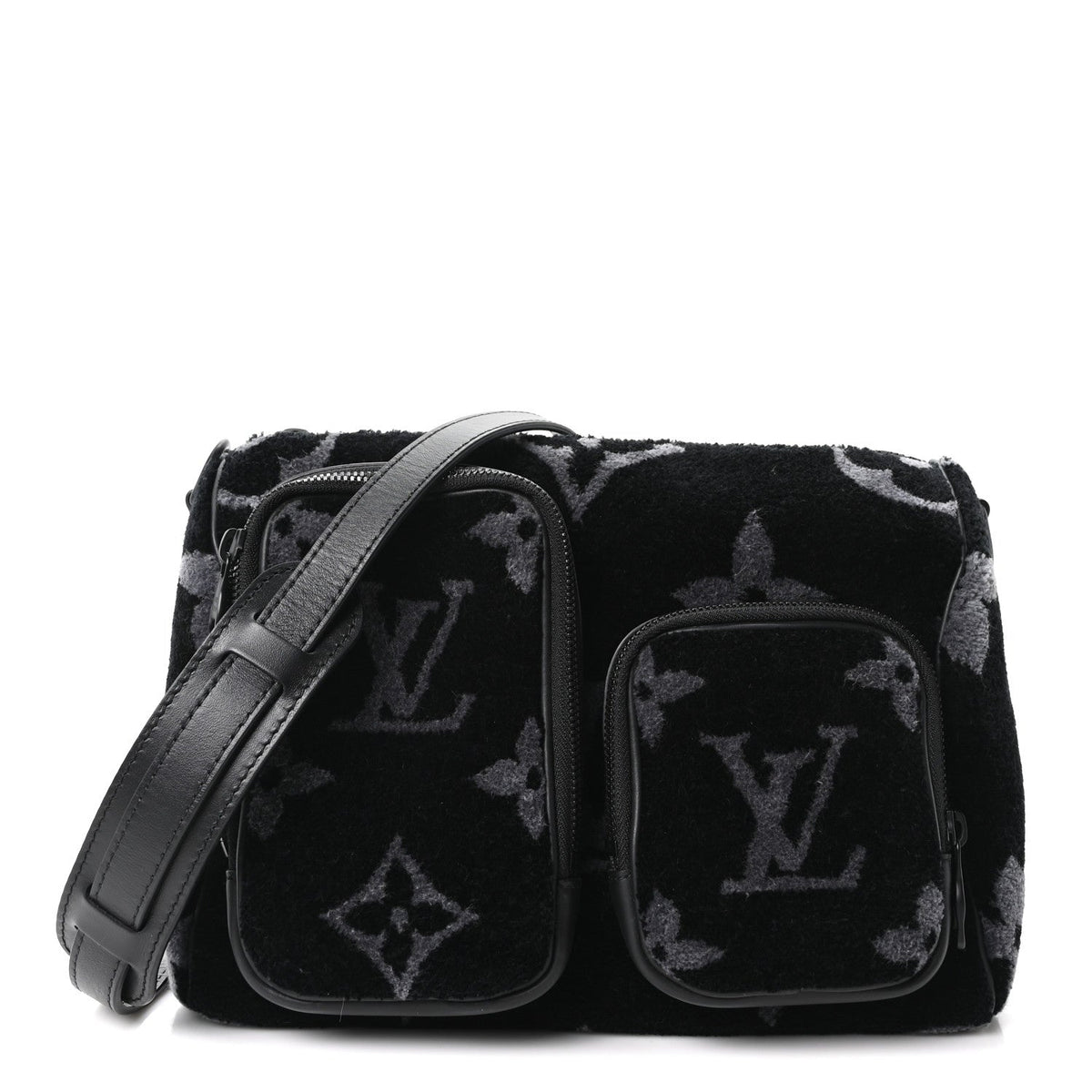 Monogram Eclipse Tuffetage Multipocket Speedy Black