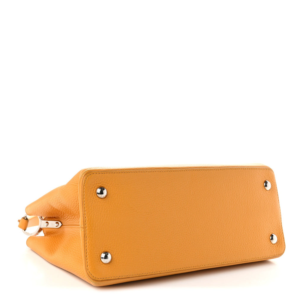 Taurillon Capucines MM Tournesol