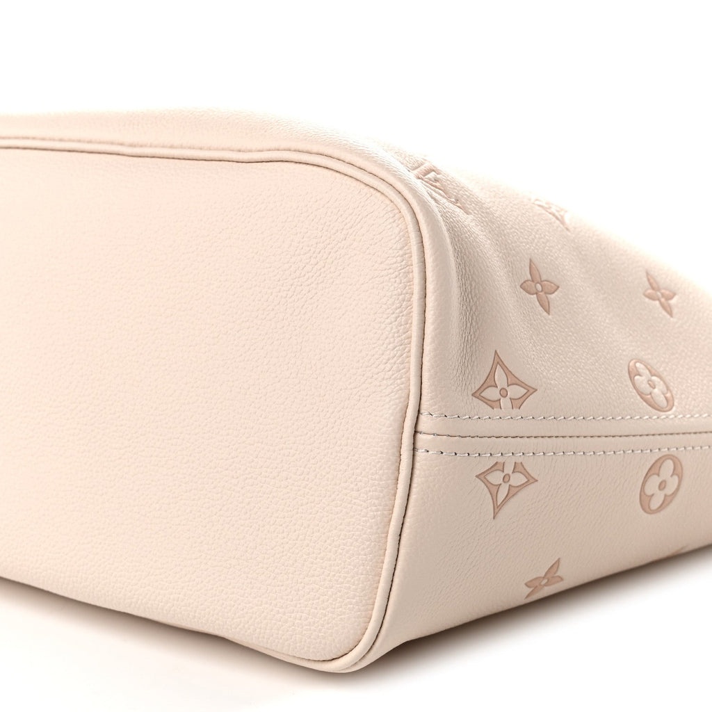 Monogram Debossed Neverfull MM Eden