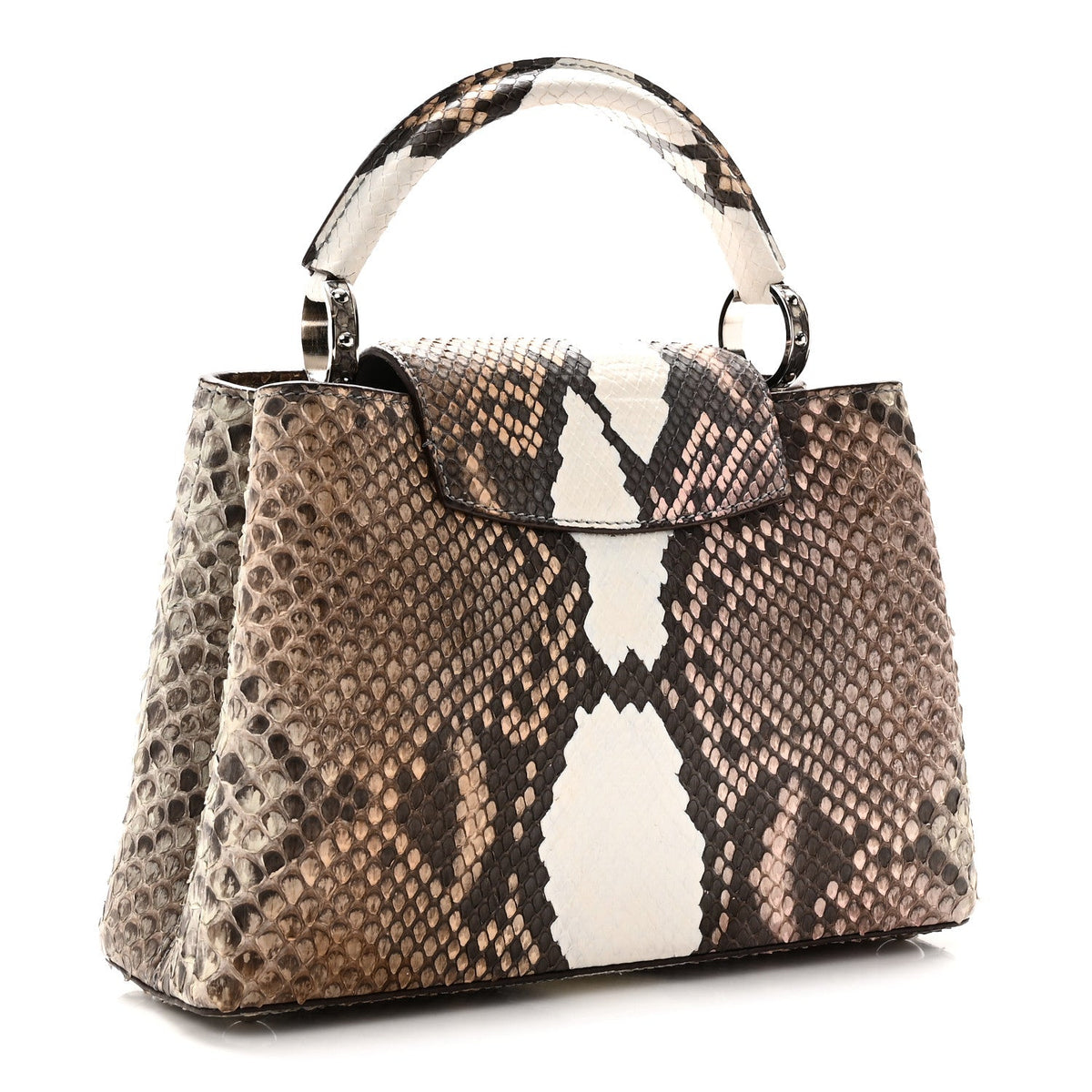 Snakeskin Capucines BB Naturel Multicolor