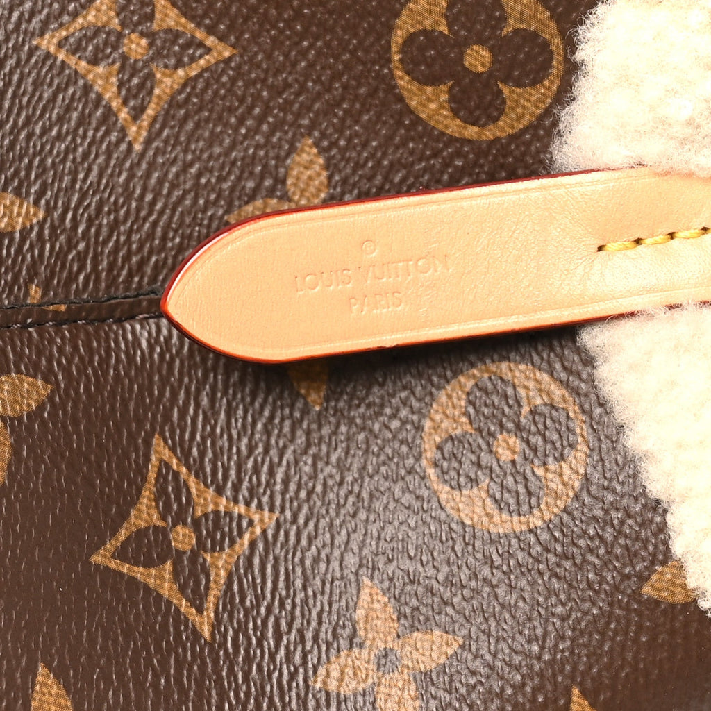 Monogram Shearling Cozygram Neonoe BB