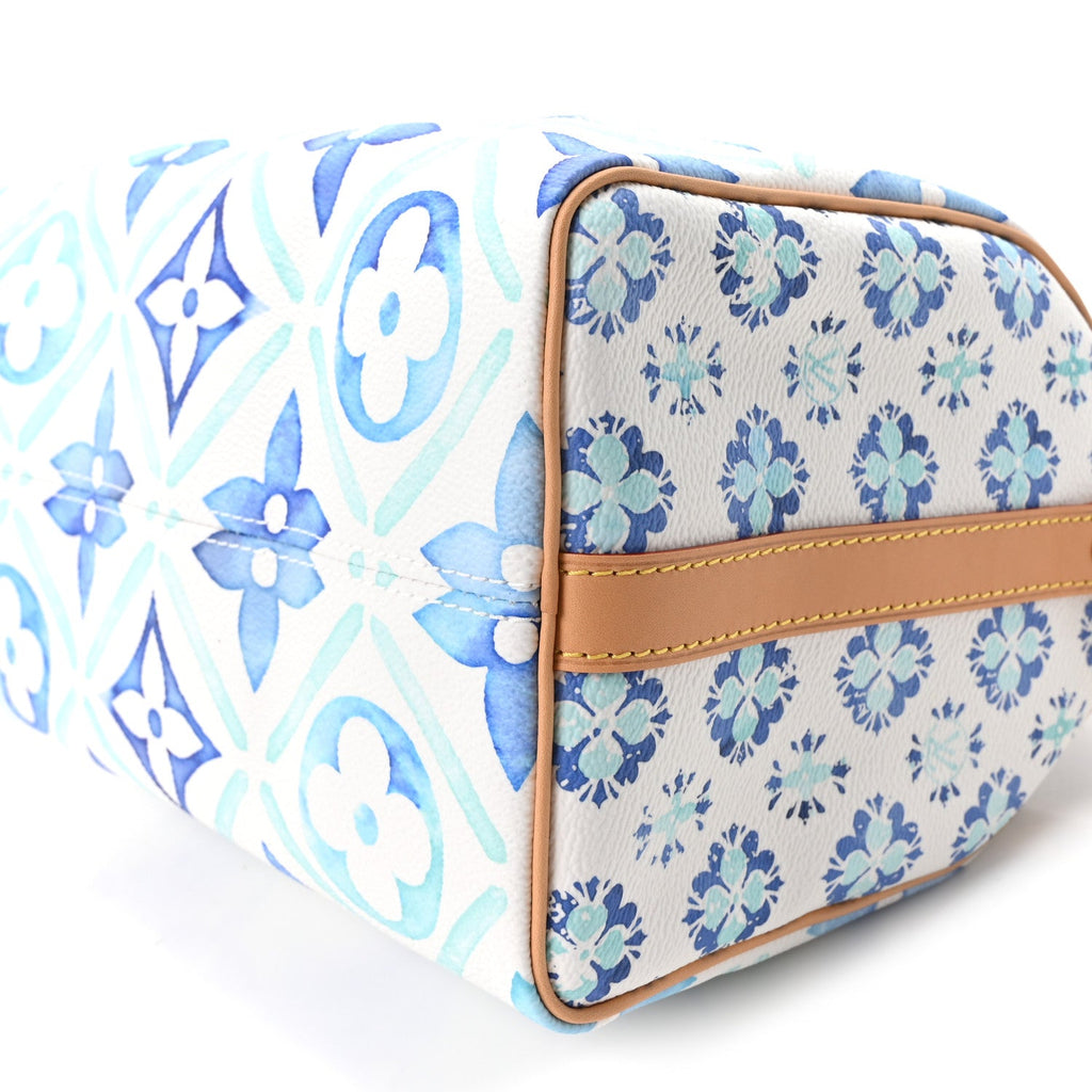 Monogram Tiles By The Pool Speedy Bandouliere 25 Lagoon Blue