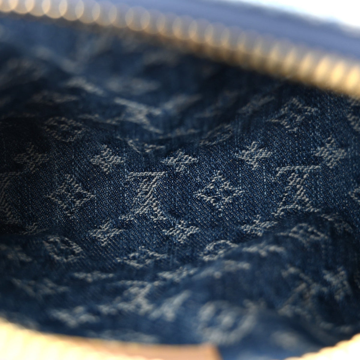 Monogram Denim Nano Speedy Blue