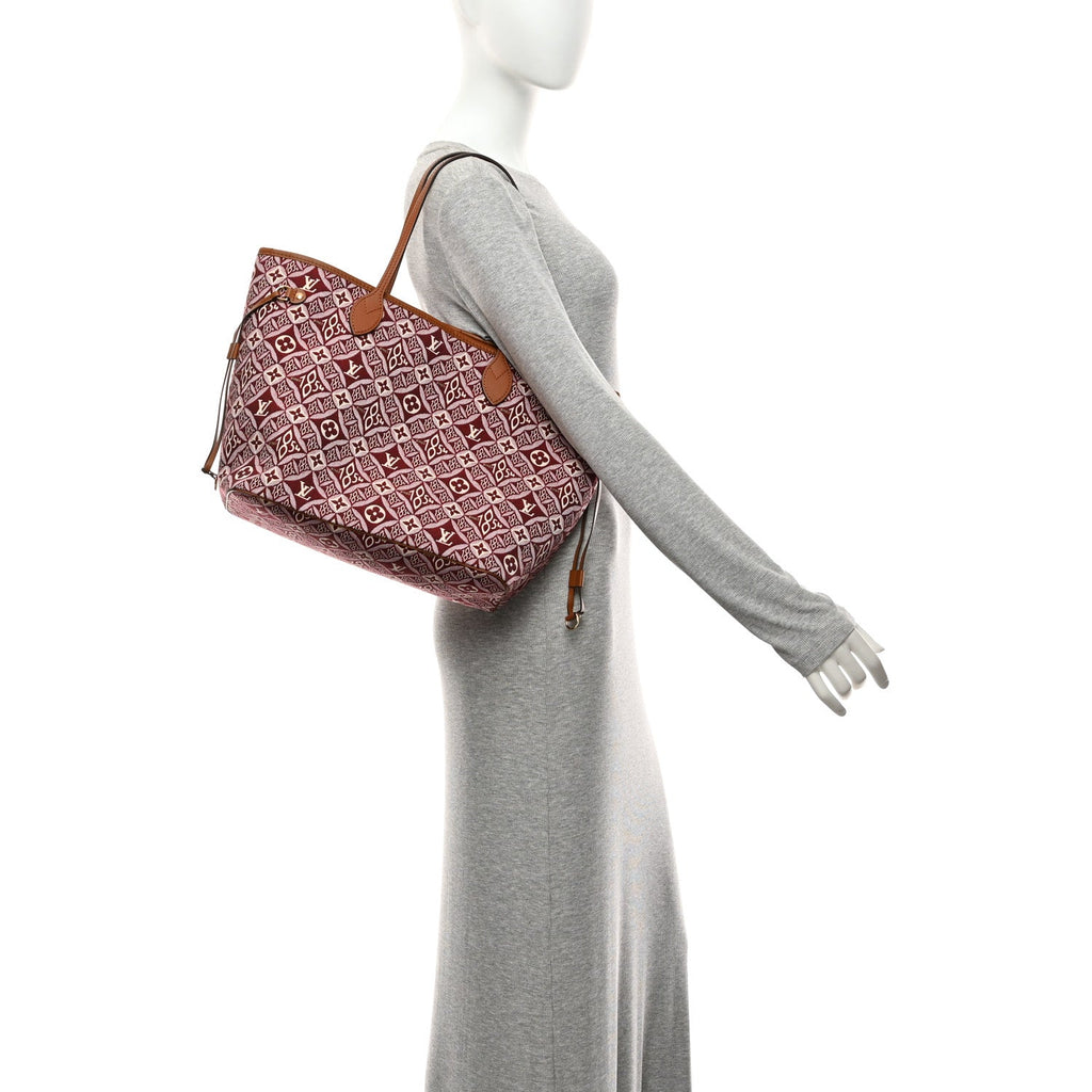 Jacquard Since 1854 Neverfull MM Bordeaux