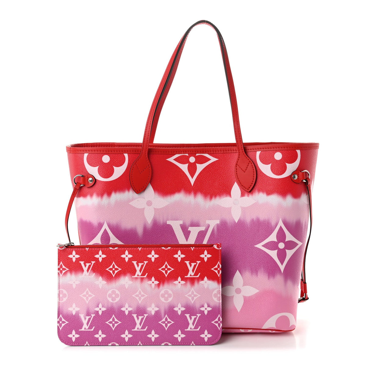 Monogram Escale Neverfull MM Rouge