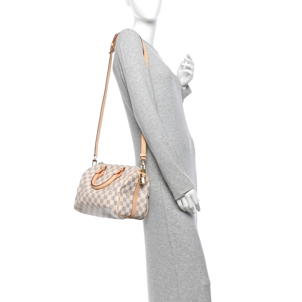 Damier Azur Speedy Bandouliere 25