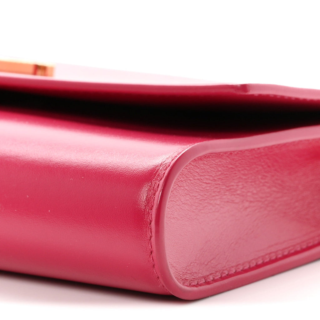 Calfskin LV Wallet On Chain Capucines Raspberry