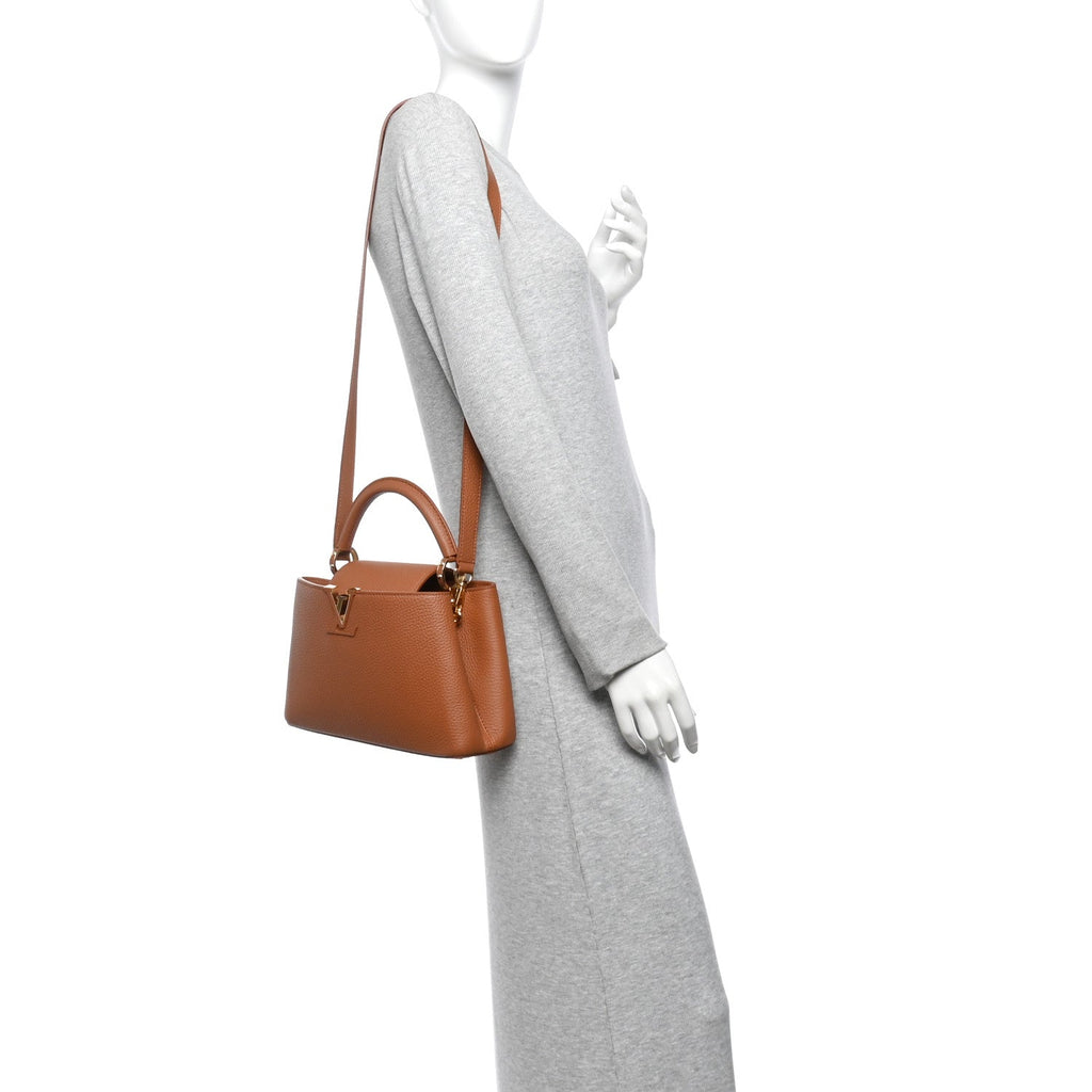 Taurillon Capucines BB Tan