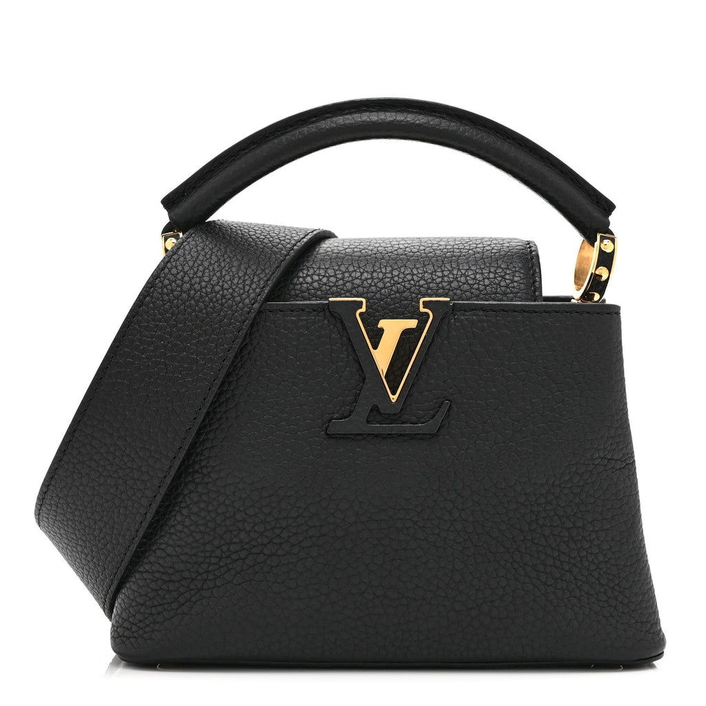 Taurillon Mini Capucines Black
