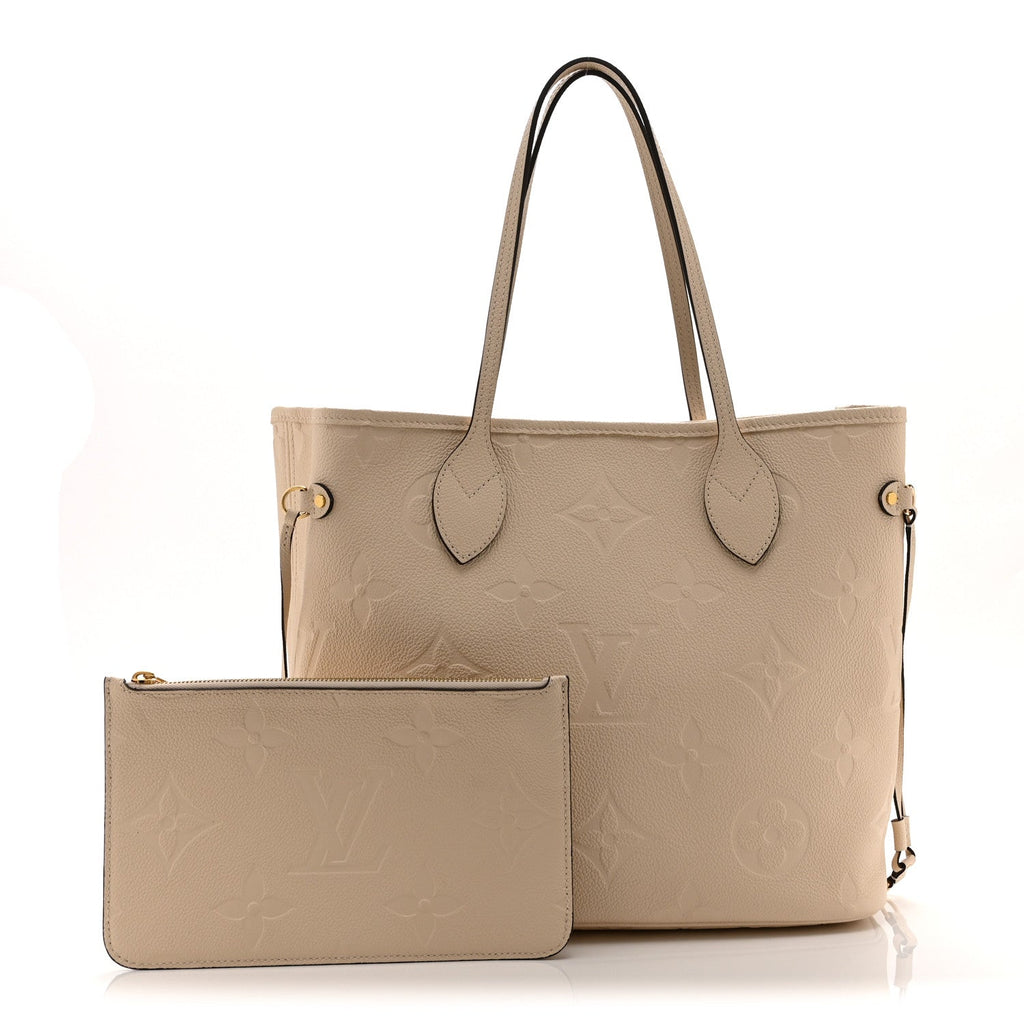 Empreinte Monogram Giant Neverfull MM Cream