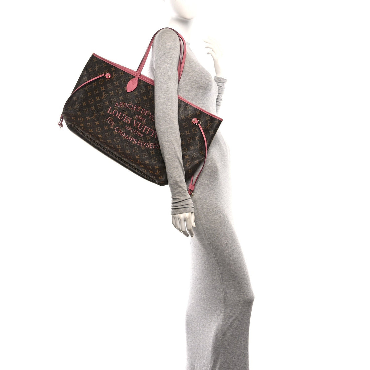 Monogram Articles de Voyage Ikat Neverfull GM Rose Velours